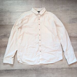 511 5.11 Tactical Button Up Shirt Medium M Adult Beige Long Sleeve Pocket Mens